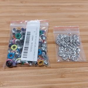 4mm Eyelets with Washers-100 sets